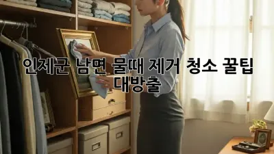 인제군 남면🏡 물때 제거 청소✨ 꿀팁 대방출!